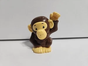 2017 Fisher Price Little People brauner Affe Schimpanse für Safari Zoo kostbar - Bild 1 von 3