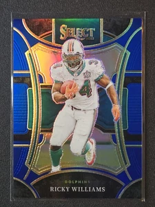 2023 Panini Select π Ricky Williams #460 Suite Level Blue Prizm /99 Dolphins - Picture 1 of 3