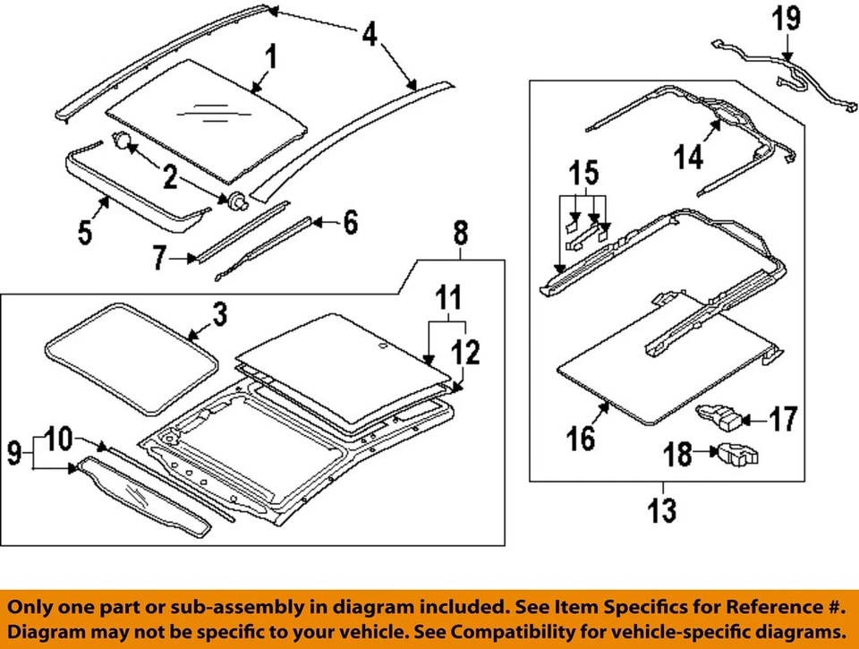 KIA OEM 14-20 Optima,Soul EV,Soul Roof Sunroof-Tilt Lever Screw 816813S000 Foto 1 de 1