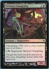 Skeletal Changeling FOIL Lorwyn NM Black Common MAGIC CARD (ID# 223029) ABUGames
