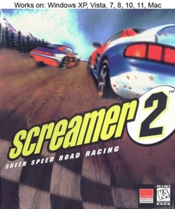 Juego Screamer 2 PC Mac 1996 Windows 10 11 - Imagen 1 de 2