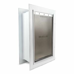 NEW PetSafe Wall Dual Entry Telescoping Pet Door for Dogs - Large Med Small