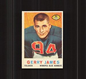 1959 Topps CFL Set-Break #7 GERRY JAMES VG-VGEX (142905)