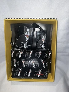 Marc Tetro Terrier Geschenkset Kosmetik Kofferanhänger Reisepass Geldbörse Reise Neu mit Etikett - Bild 1 von 4