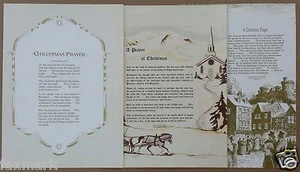 Christmas Prayers 3 Pages From 1961 & 1972 Ideals Books - Picture 1 of 7