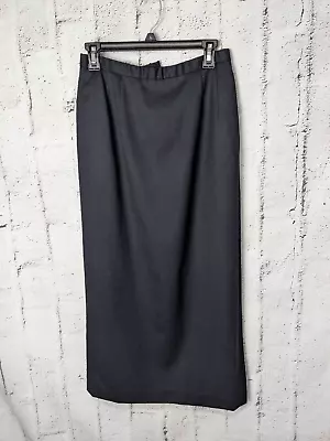 Юбка Pendleton из натуральной шерсти черная макси с подкладкой размер 8 сделано в США офис карьера - Изображение 1 из 4