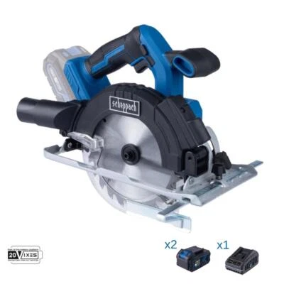 Kreissage 20V 2 Akkus 4.0Ah und Ladegerat ixes Scheppach c-hcs165-x - Image 1 of 4