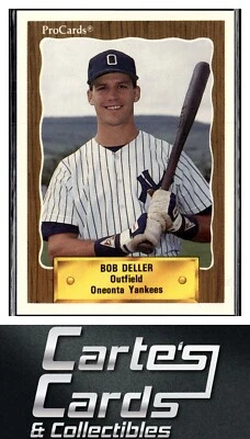 Bob Deller 1990 ProCards #3388  Oneonta Yankees - Image 1 of 2