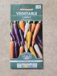 Mr Fothergill's Carrot Harlequin F1 Seeds GMO Free - Picture 1 of 2