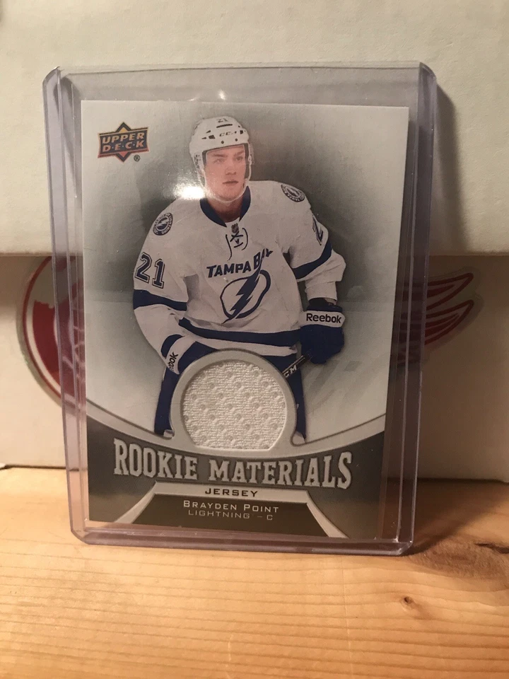 2016-17 Upper Deck Rookie Materials Brayden Point #RM-BP Rookie RC - Image 1 of 2