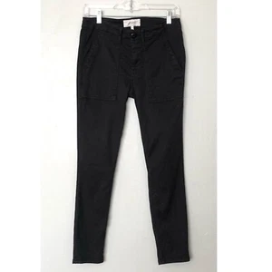 The GREAT. Black Corduroy Soft and Stretchy Skinny Pants Size 26 - Picture 1 of 6