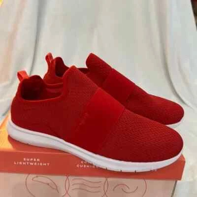 easy spirit Ginfer Slip-On Sneaker - Red (10Wide) 790923 - - Image 1 of 4