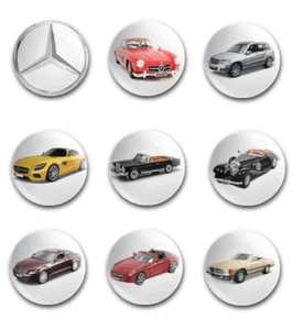 25 mm MERCEDES KNOPFABZEICHEN X9 - Bild 1 von 1