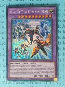 Wake Up Your Elemental HERO MAZE-EN014 Sammler seltene Yu-Gi-Oh Karte 1. Neu Neu Neu Neu Neu Neu Neu Neu Neu - Bild 1 von 5