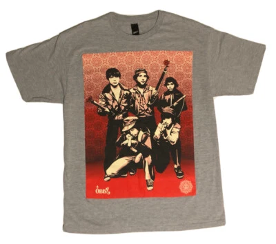 Shepard Fairey Defiant Youth Obey Graphic T Shirt Gray Cotton Mens Size L - Image 1 of 4