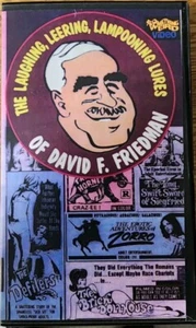 The Laughing Leering Lampooning Lures of David F. Friedman - Something Weird VHS - Bild 1 von 2