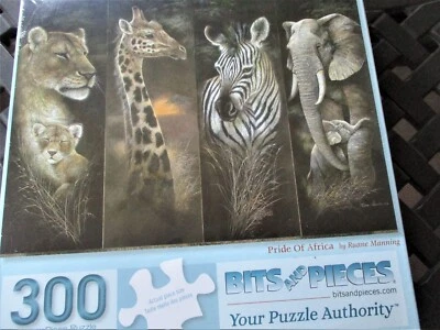 Rompecabezas artístico 300 Ruane Manning "Orgullo de África" 18" x24" pieza grande Foto 1 de 4