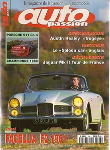 AUTO PASSION 106 FACEL VEGA FACELLIA F2 JAGUAR MK2 3.8 AUSTIN HEALEY FROGEYE - Bild 1 von 3