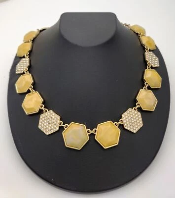 Colar Ann Taylor Statement Goldtone 1409 - Imagem 1 de 4