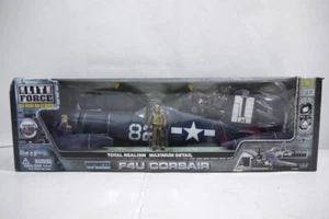 BBI DIE CAST ELITE FORCE 1/18 F4U CORSAIR USMC #82 Military Airplane & Pilot - Picture 1 of 3