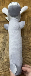 Squeaky Large/Tall Dog Toy Gray-Brand New-SHIPS N 24 HOURS - Picture 1 of 4