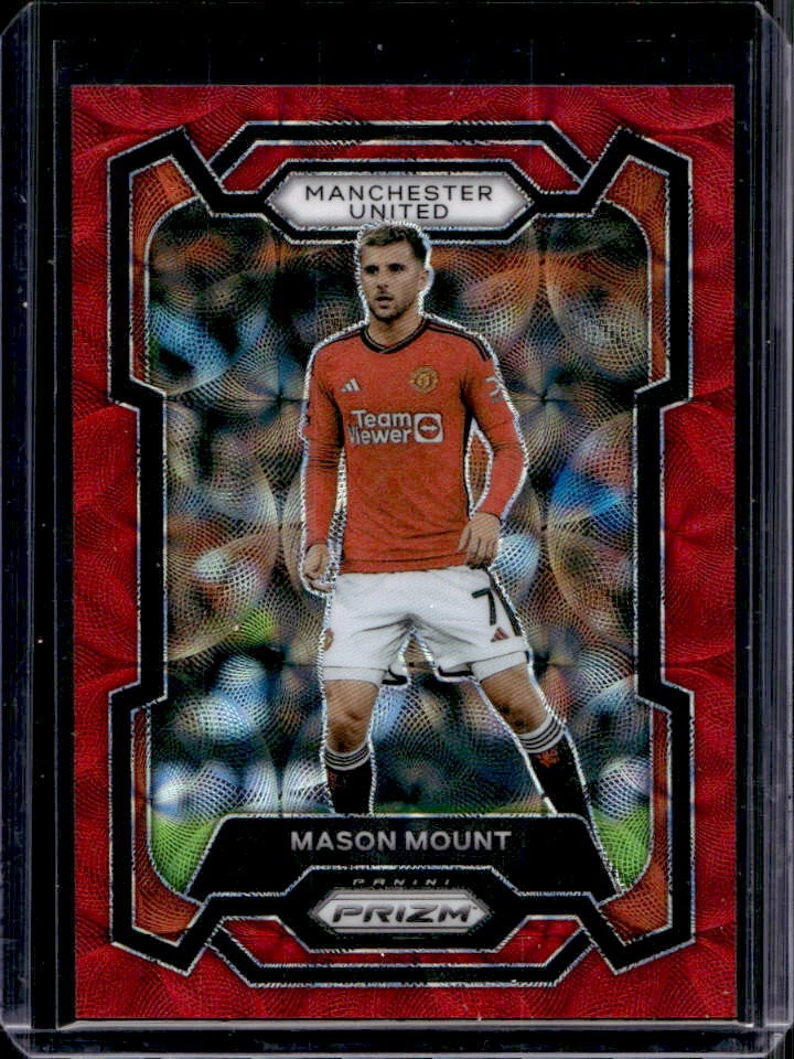 2023-24 Prizm Premier League Mason Mount Choice Red Prizm #5/30 #44 Manchester