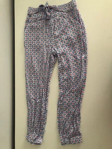 H&M Girls Floral Patterned Trousers- Size 4-5 Years BNWT - Picture 1 of 3