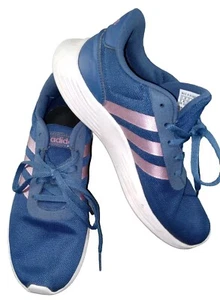 Adidas Shoes Youth Size 5 Lite Racer 2.0 Running Navy Rose Gold FW4789 - Picture 1 of 12