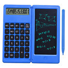 Foldable Calculator & 6 Inch LCD Writing  Digital Drawing Pad 12 D1Q1