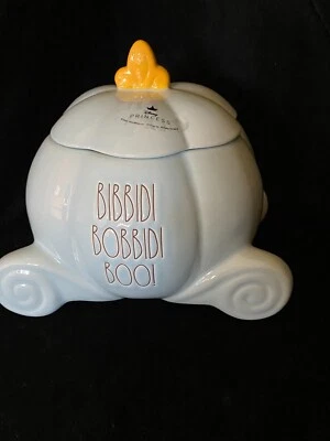 Tarro de galletas Rae Dunn Bibbidi Bobbidi Boo Cenicienta Coach Disney NUEVO Foto 1 de 4