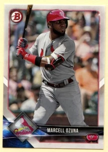 2018 Bowman Marcell Ozuna baseball card #51 St. Louis Cardinals - Picture 1 of 2