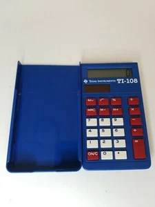 Texas Instrument Calculator Ti-108 Elementary School Calculator with Case Used - Picture 1 of 1
