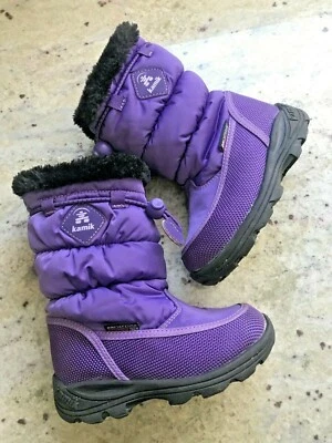 Kamik Bebé Niñas Botas Zapatos Botines Impermeable Tecnología Defensa Seca EE. UU. 8 EU25 UK7.5 Foto 1 de 4