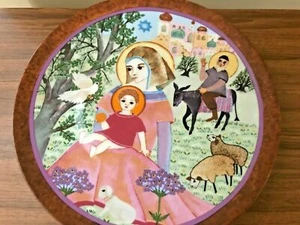1983 TELLER HEDI KELLER KÖNIGSZELT BAYERN "RAST AUF DER FLUCHT Maria Jesus Schaf - Bild 1 von 2