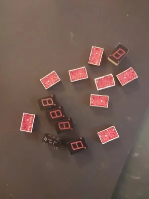 15 LOT  10 DIGIT HP 5345A Counter LEDs P/N 1990-0437 (NOS) Display 11 Pins - Image 1 of 4