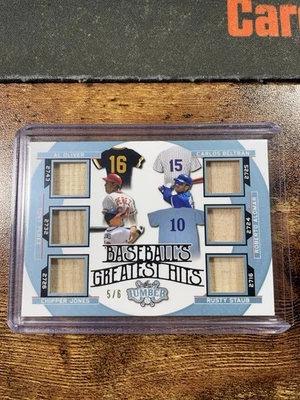 Juego Leaf Greatest Hits Oliver/Perez/Jones/Beltrán/Alomar/Staub 2024 usado/6 Foto 1 de 2