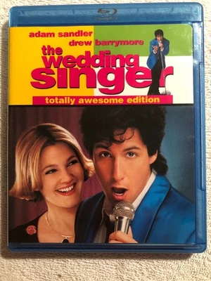 The Wedding Singer (1998  Blu-ray) Adam Sandler-Drew Barrymore Like New! - Image 1 of 2