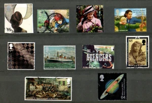 GREAT BRITAIN 10 USED HIGH VALUE RECENT ISSUES - Bild 1 von 1