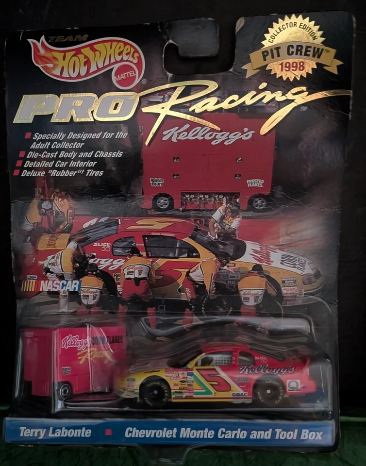 Hot Wheels Terry Labonte Pit Crew Pro Racing Chevy Monte Carlo 1998 y caja de herramientas  Foto 1 de 1