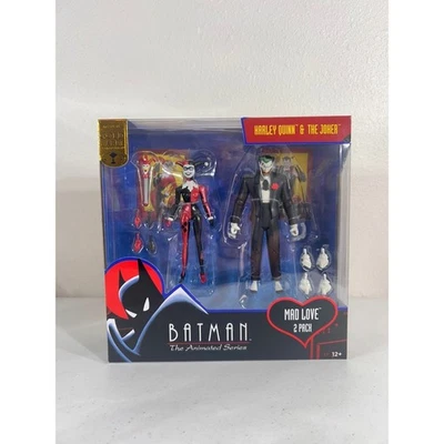 Figuras Mad Love Harley Quinn & The Joker etiqueta dorada DC BTAS McFarlane en stock Foto 1 de 4