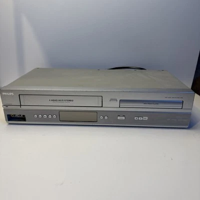 Combo reproductor de DVD VCR PHILIPS DVP3150V 4 cabezales Hi-Fi VHS casete de video SIN CONTROL REMOTO Foto 1 de 4