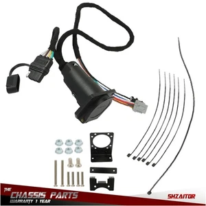 4 Way Flat & RV 7 Way Trailer Wiring Harness For Nissan Pathfinder 2005-2012 - Picture 1 of 12