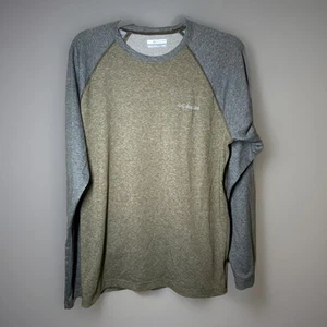 Columbia Shirt Mens Medium Gray Omni Wick Layering Athleisure Utility Gorpcore - Picture 1 of 6