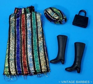 Vintage Maddie Mod Barbie Doll Clone Missy Mod #12 Psychedelic Outfit ~ 1960's - Imagen 1 de 10