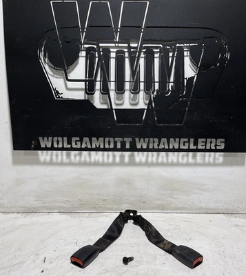 03-06 97-06 Jeep TJ Wrangler asiento trasero doble medio hebillas de cinturón hembra con perno Foto 1 de 4