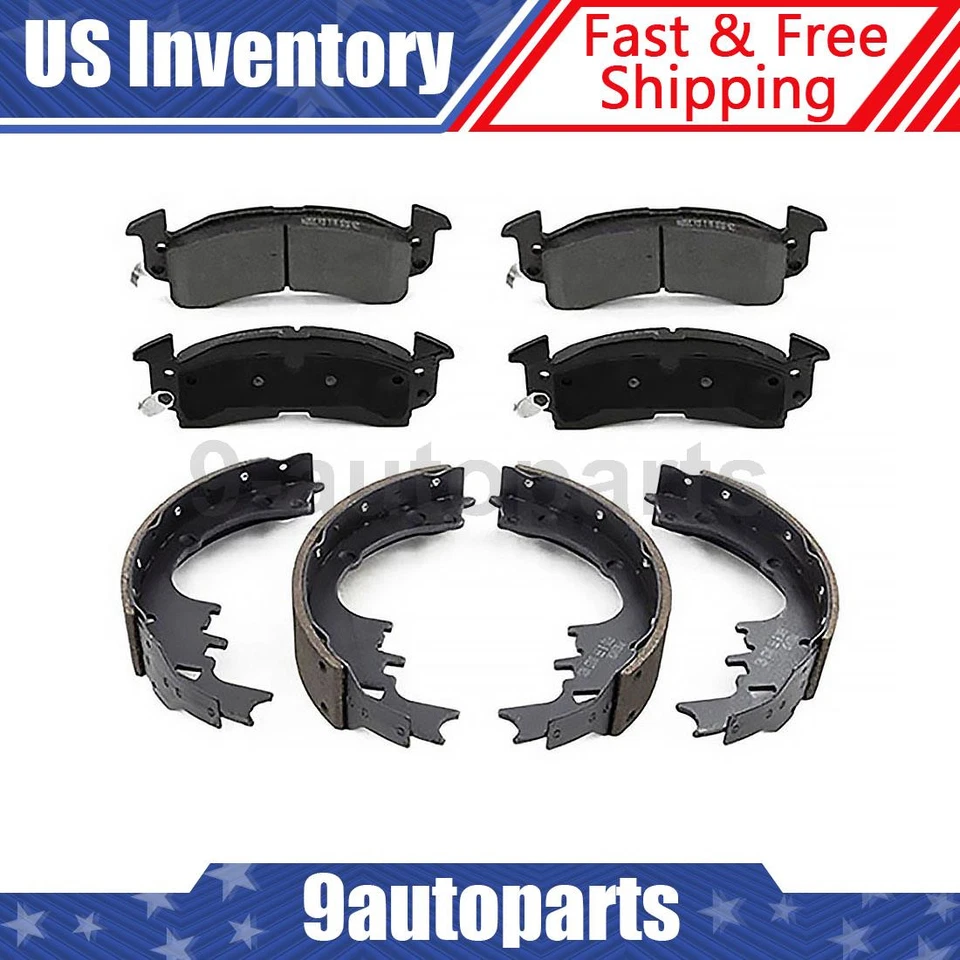 Kit de zapatas de freno delanteras cerámicas traseras para Chevrolet El Camino 1973-1975 Foto 1 de 4