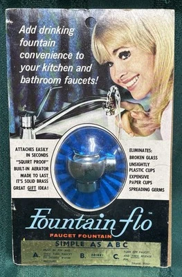 Adaptador de grifo flo fuente vintage NOS Foto 1 de 2