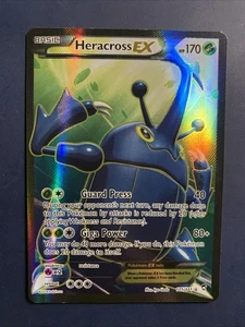 Pokémon TCG Heracross EX 105/111 Furious Fists Ultra Rare Card NM - Picture 1 of 2