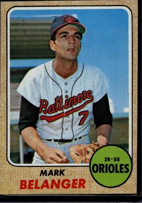 1968 Topps Baseball #118 Mark Belanger, Ex - Image 1 of 2