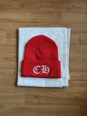 Gorro Chrome Hearts Red CH Logo exclusivo en línea **SE ENVÍA HOY** Foto 1 de 3